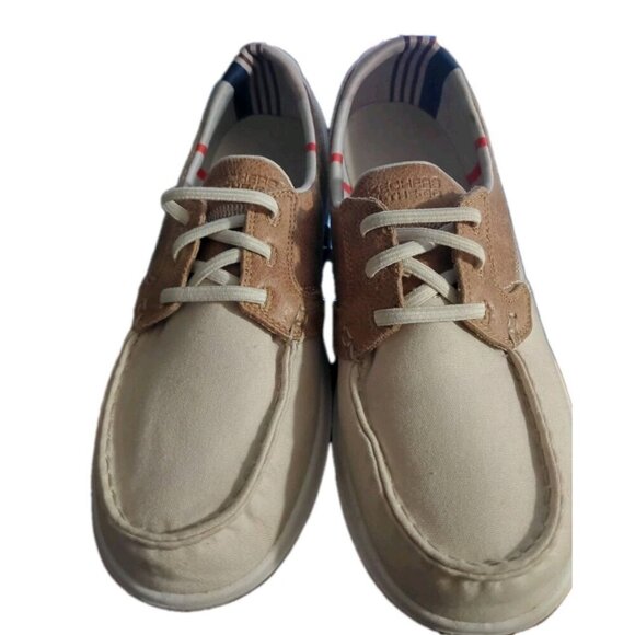 SKECHERS On-the-Go Gen 5 Tan Brown Boat Deck Shoes 136070 Size 9 M - Picture 2 of 8